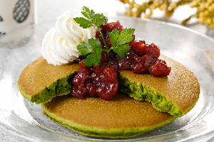 抹茶ホットケーキ