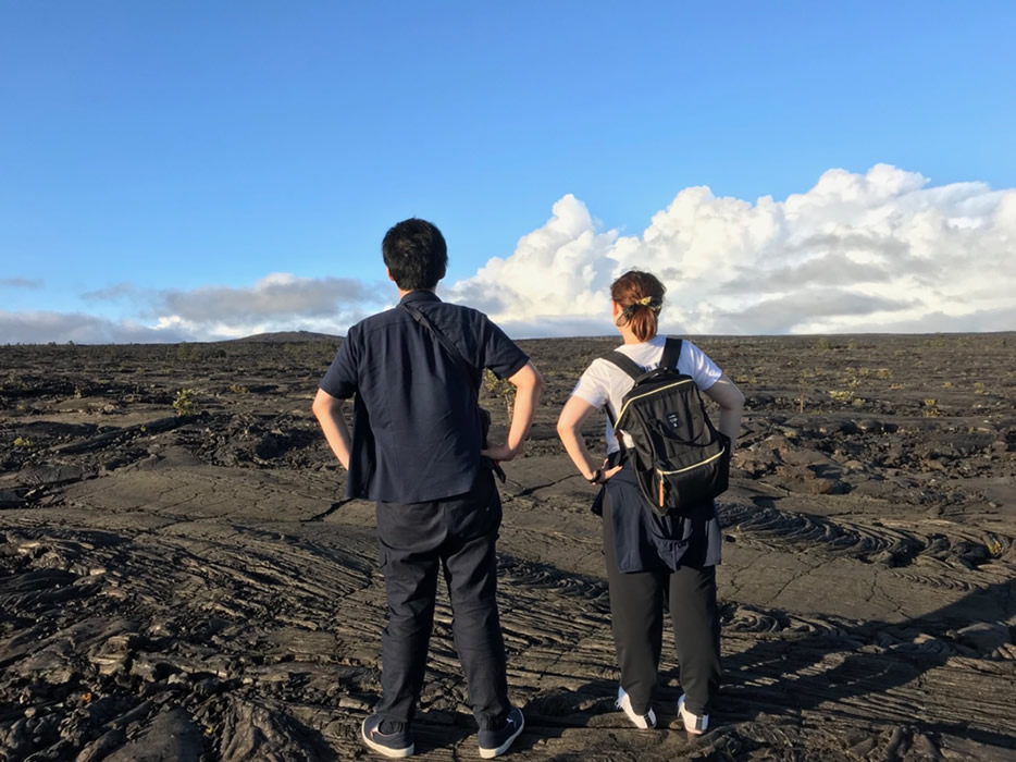 ハワイ島溶岩ウォークツアー