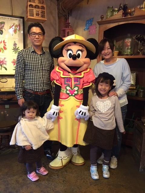 東京ディズニーリゾートへ家族旅行