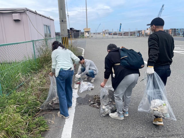 ボランティア活動の様子