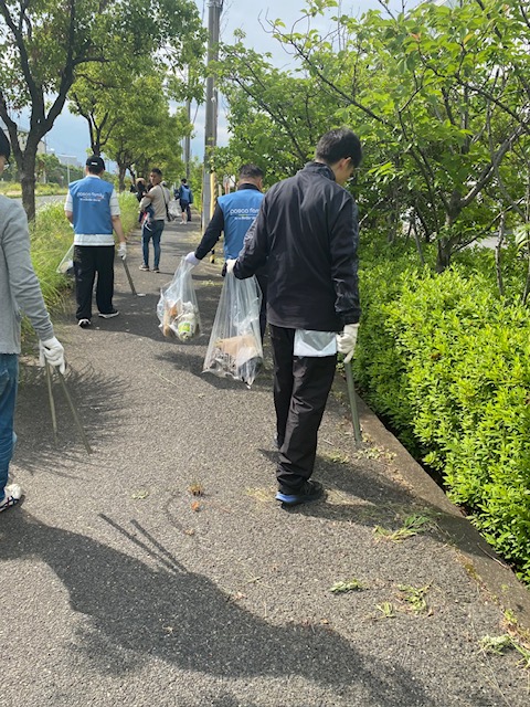 ボランティア活動の様子