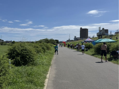 ボランティア活動の様子