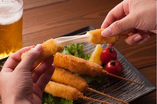 Make Deep-fried Skewers