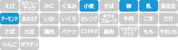 アレルギー表示