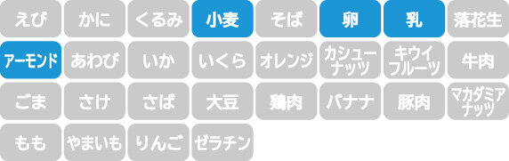 アレルギー表示