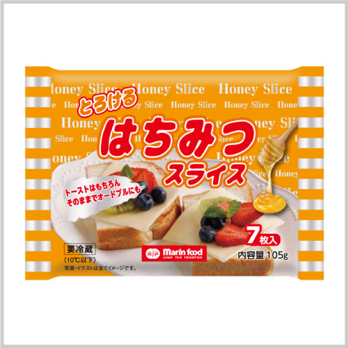 105 g of melty honey slice