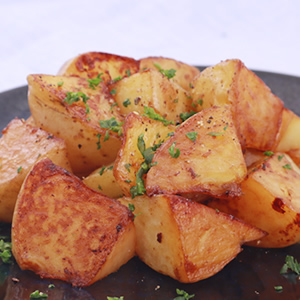 Sauteed Potato with Smoke Butter Soy Sauce