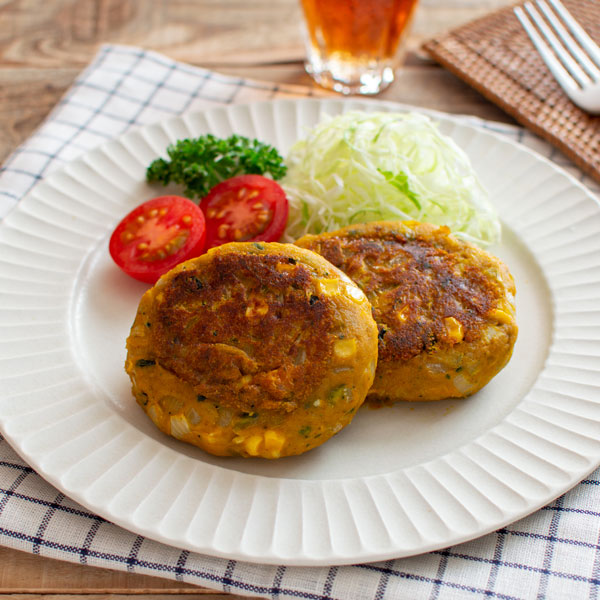 【28品目アレルゲン不使用】かぼちゃの焼きカレーコロッケ