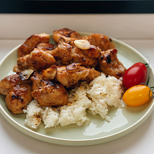 白生姜黃油雞飯