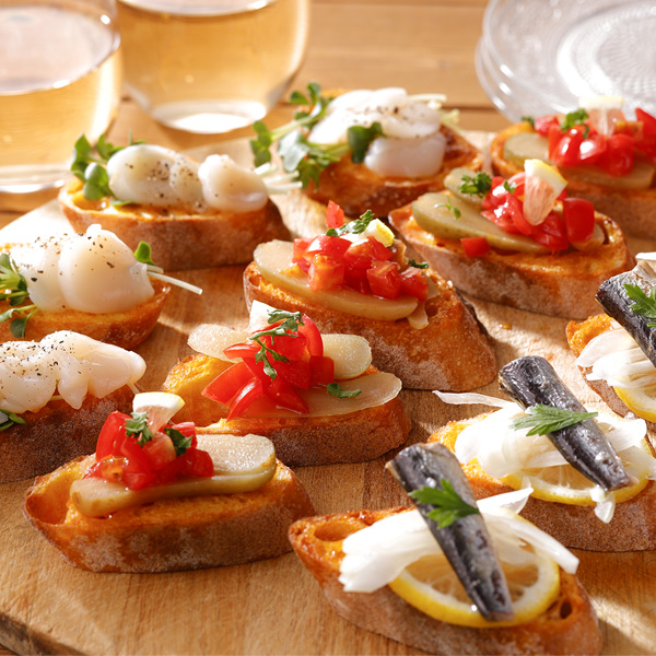 Bruschetta with Uni Butter