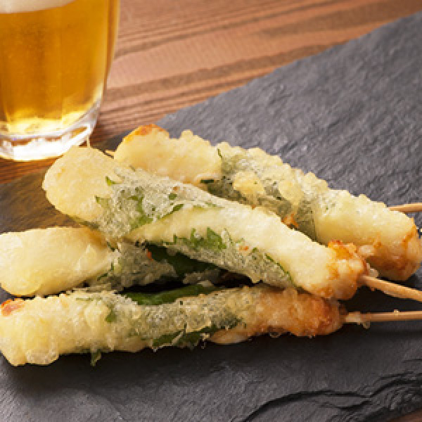 Cooking Mozzarella tempura