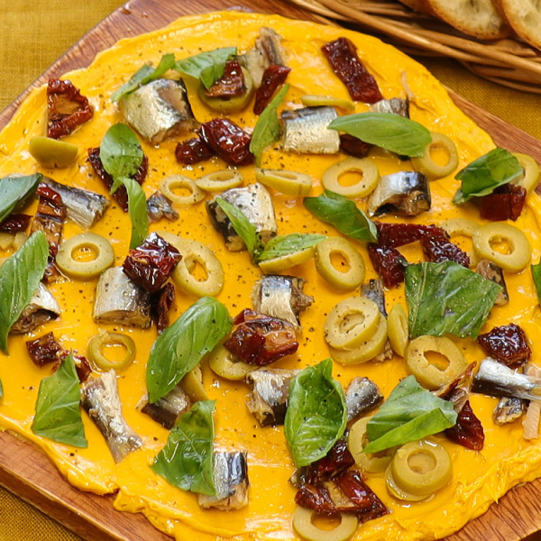 Sea Urchin Butter and Dried Tomato Butter Board