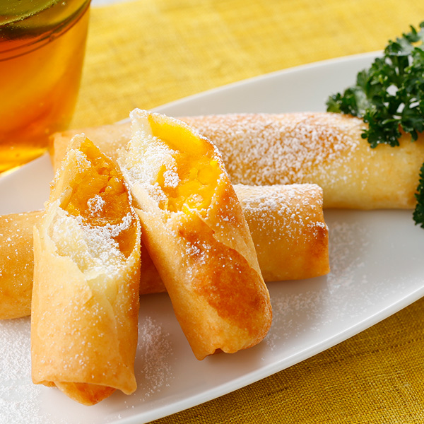 Spring roll of pumpkin