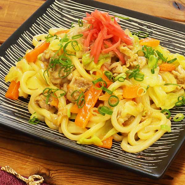 Fried Udon Noodle with Uni (Sea Urchin)