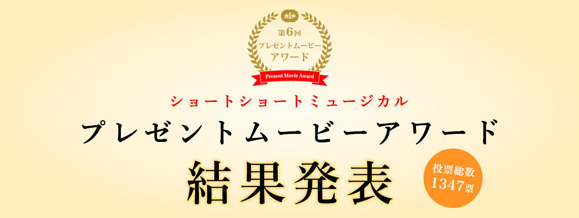 第6回　プレゼントムービーアワード結果発表